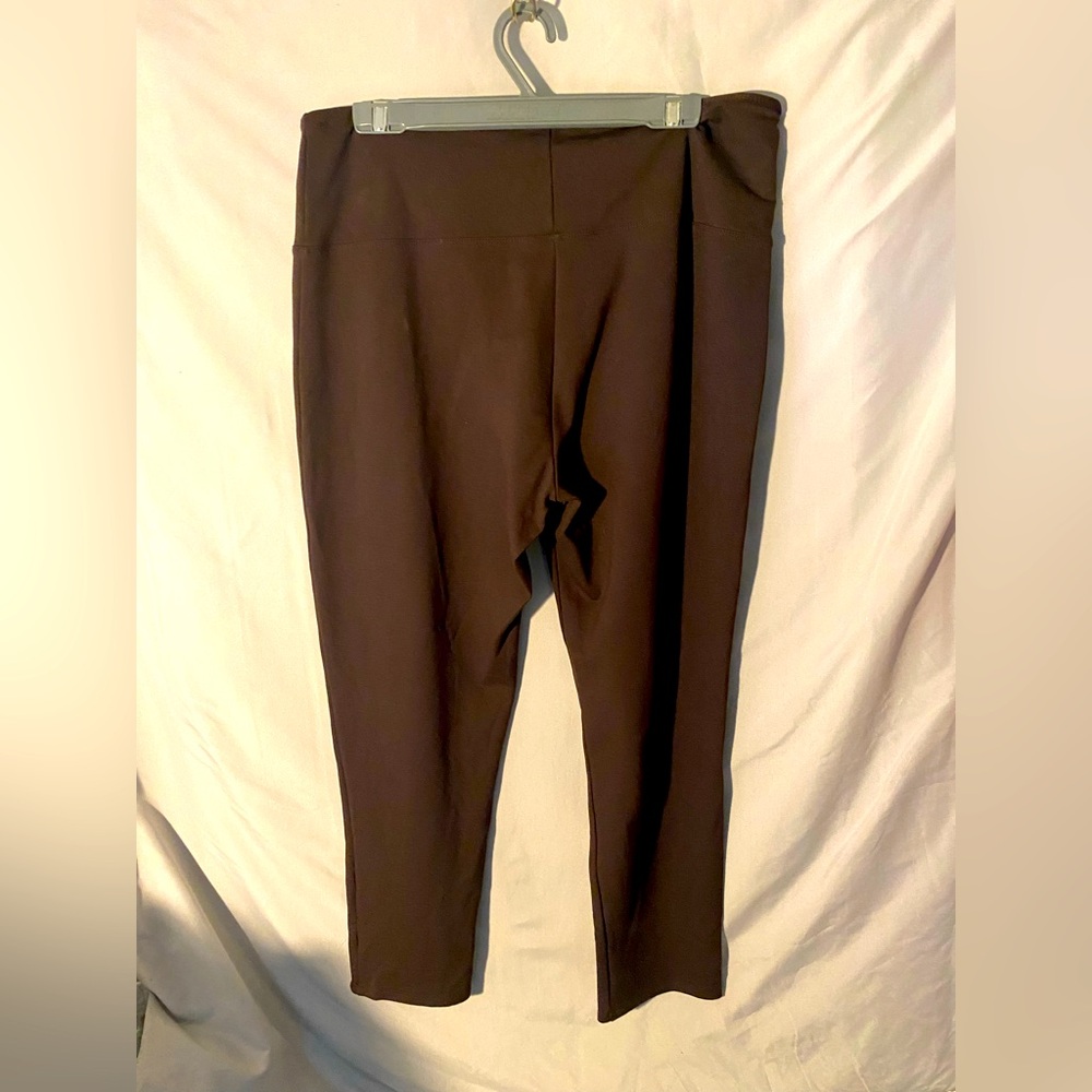 DNY stretch brown pants